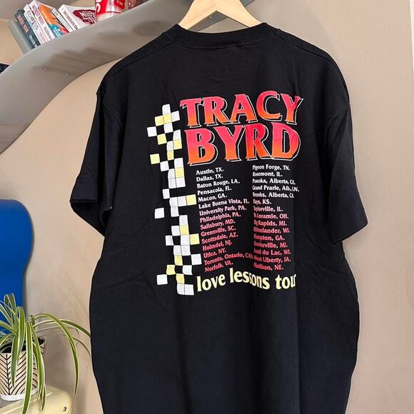 Vintage 90's Tracy Byrd Love Lessons Tour Shirt - Picture 5 of 6